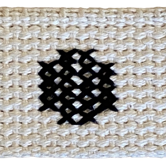 Preston Leather Products Women’s Croquet Themed Belt Size 39 - Picture 9 of 13